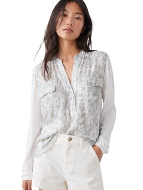 Aritzia Babaton Julien Silk Blouse Women Medium Feminine Lightweight